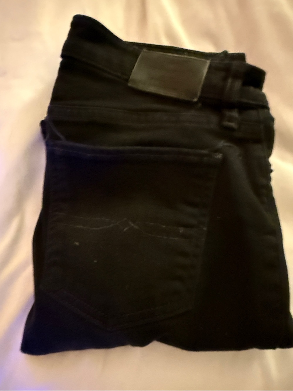 Lucky Brand Black “Sweet Straight” black denim ankle jeans.  0/25.  30” inseam.